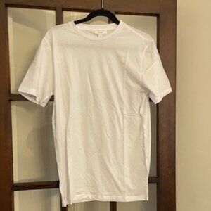 Reiss White Crew Tee, Size Small